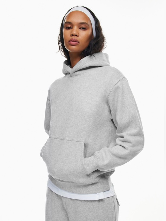 Aritzia Tops - Aritzia Tna Heathered Grey Cozy Fleece Perfect Hoodie